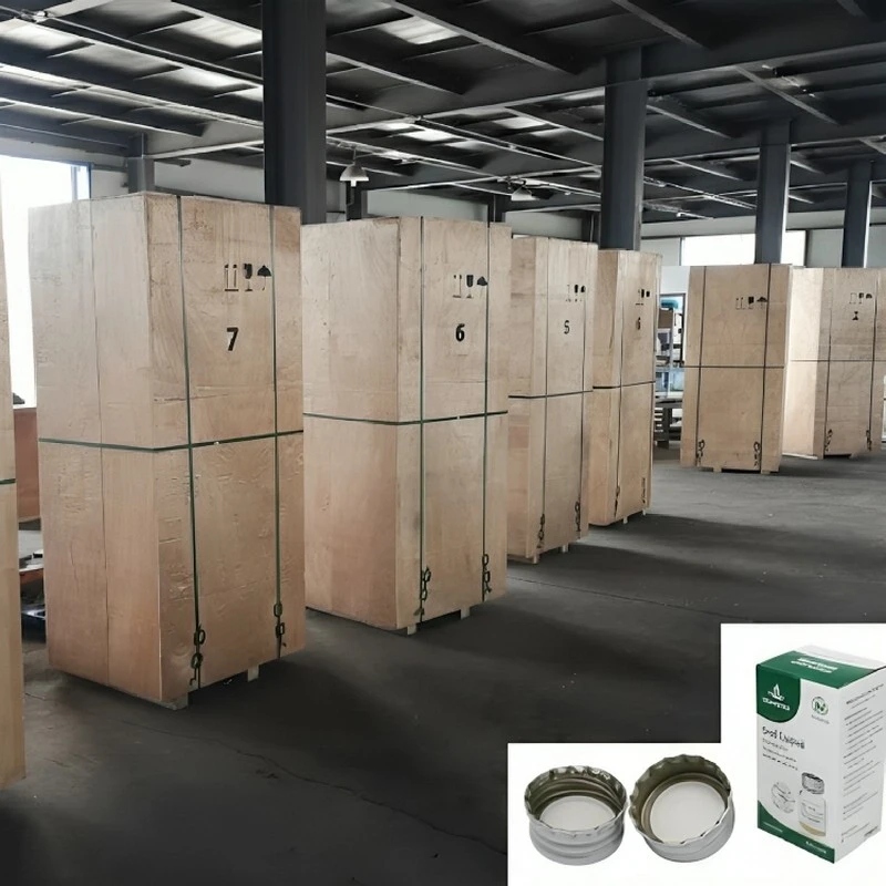 Ligne de production de bouchons inviolables pour liquide oral-